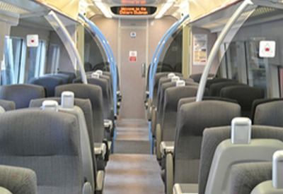 Chiltern Rail Class 168 Hand Poles &amp; Grab Handles