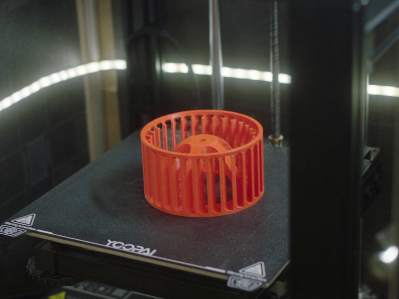 3D printed parts